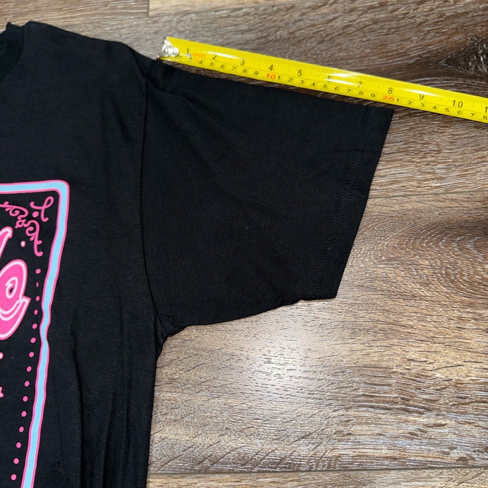 Persaya Nashville Rodeo Black & Pink Short Sleeve Shirt Size Medium 🐴LIKE NEW💕 - Picture 8 of 8